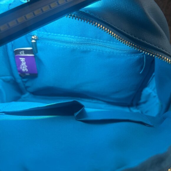 Disney Stitch Mini Backpack  Tropical Pineapple Print Zip Closure Front Pocket - Picture 8 of 9